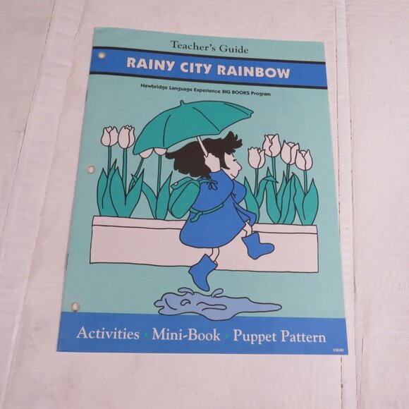 Rainy City Rainbow BIG BOOK (almost 2 feet tall) with teacher pages CLASSROOM - Picture 8 of 11